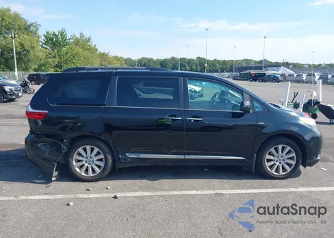 2017 Toyota Sienna Xle 7 Passenger from USA, damaged, VIN 5TDDZ3DC8HS159886